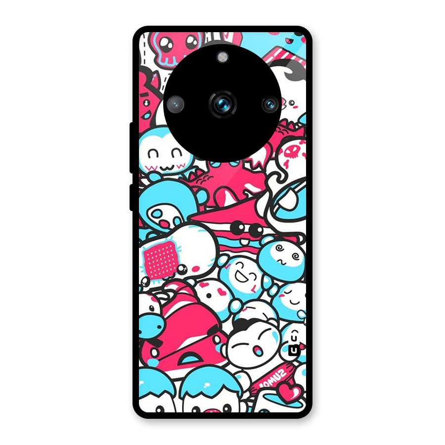 Bunny Quirk Glass Back Case for Realme 11 Pro