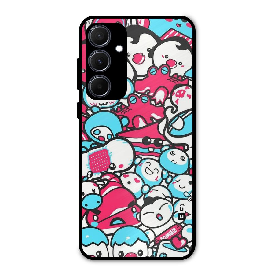 Bunny Quirk Metal Back Case for Galaxy A35