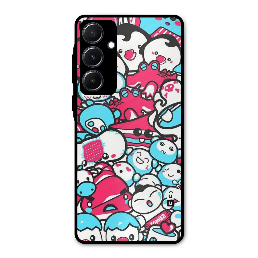 Bunny Quirk Metal Back Case for Galaxy A55