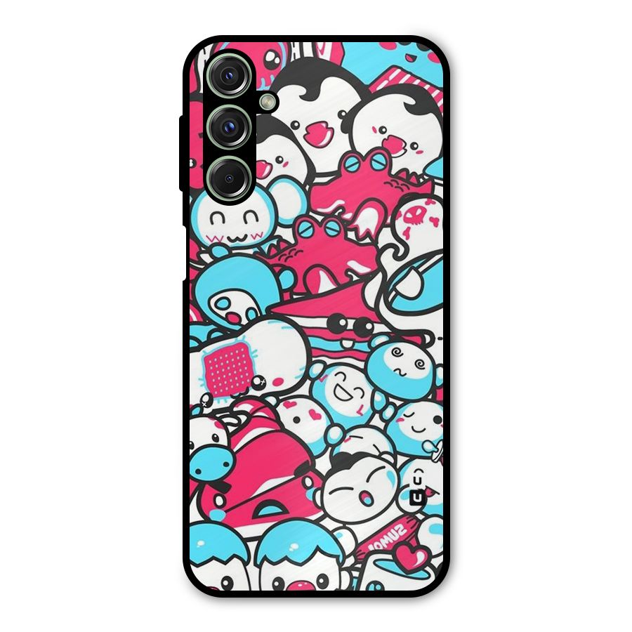 Bunny Quirk Metal Back Case for Galaxy F34