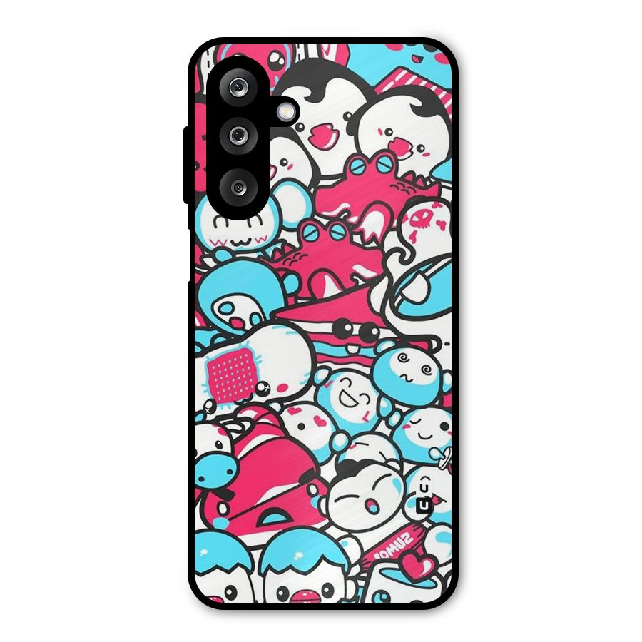 Bunny Quirk Metal Back Case for Galaxy M36