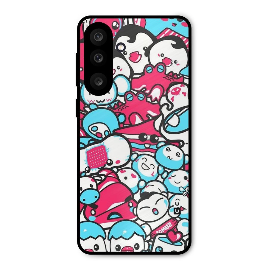 Bunny Quirk Metal Back Case for Galaxy M56