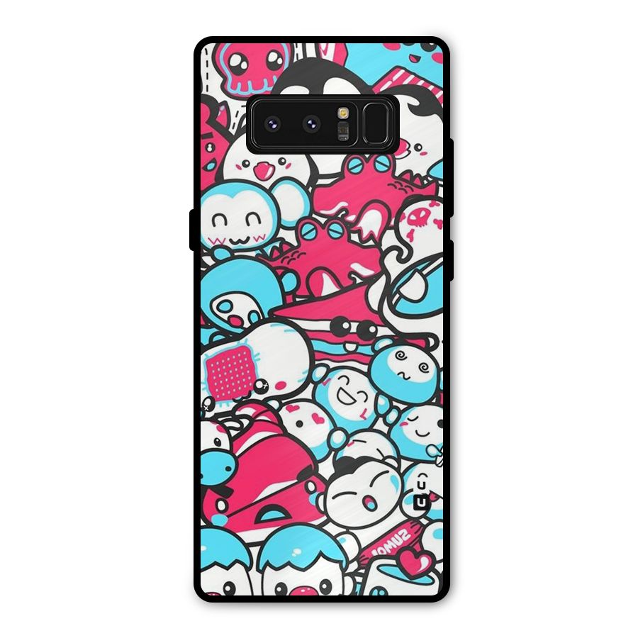 Bunny Quirk Metal Back Case for Galaxy Note 8