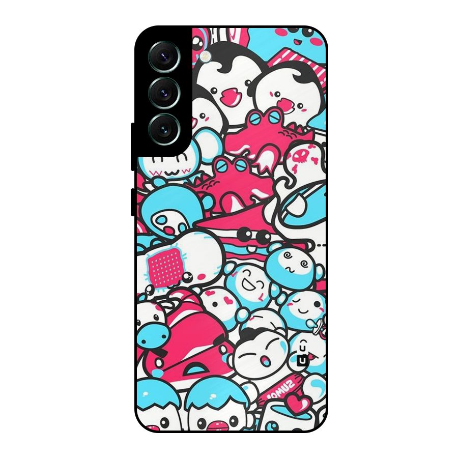 Bunny Quirk Metal Back Case for Galaxy S22 Plus 5G