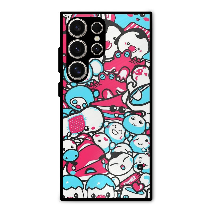 Bunny Quirk Metal Back Case for Galaxy S24 Ultra