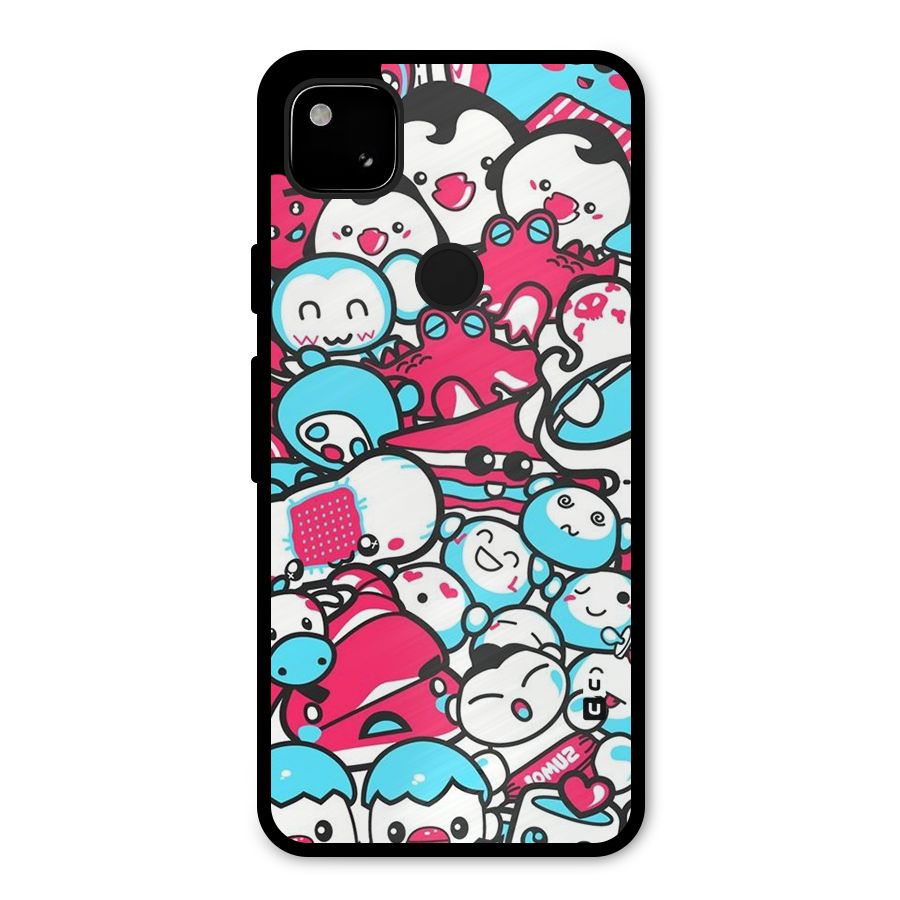Bunny Quirk Metal Back Case for Google Pixel 4a
