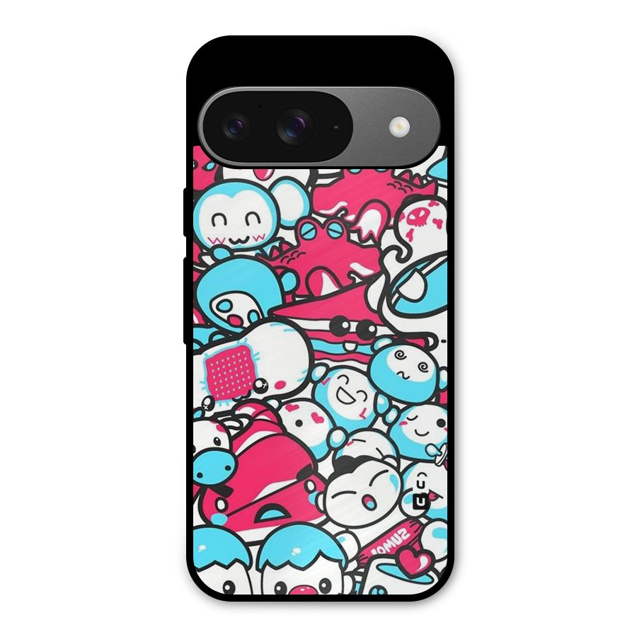 Bunny Quirk Metal Back Case for Google Pixel 9