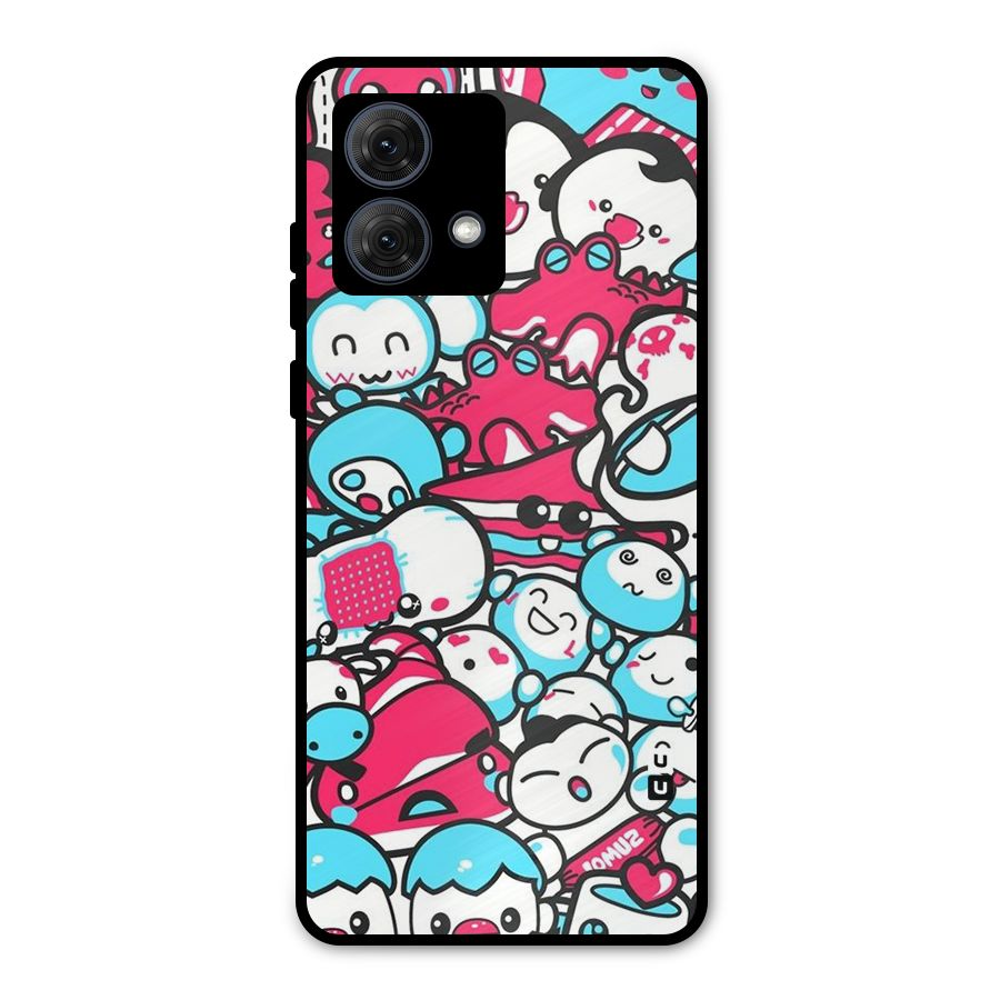 Bunny Quirk Metal Back Case for Moto G84
