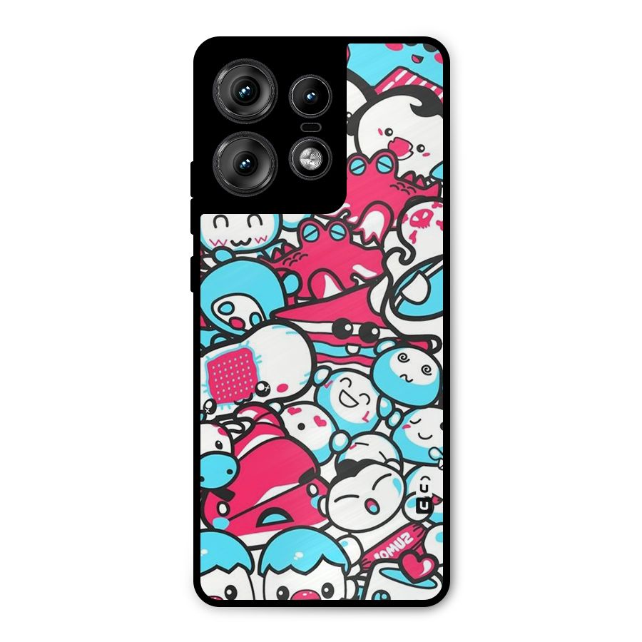 Bunny Quirk Metal Back Case for Motorola Edge 50 Pro