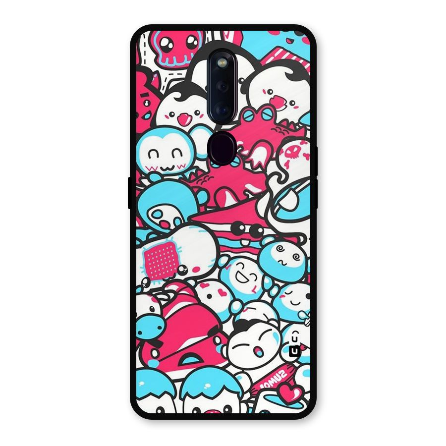 Bunny Quirk Metal Back Case for Oppo F11 Pro