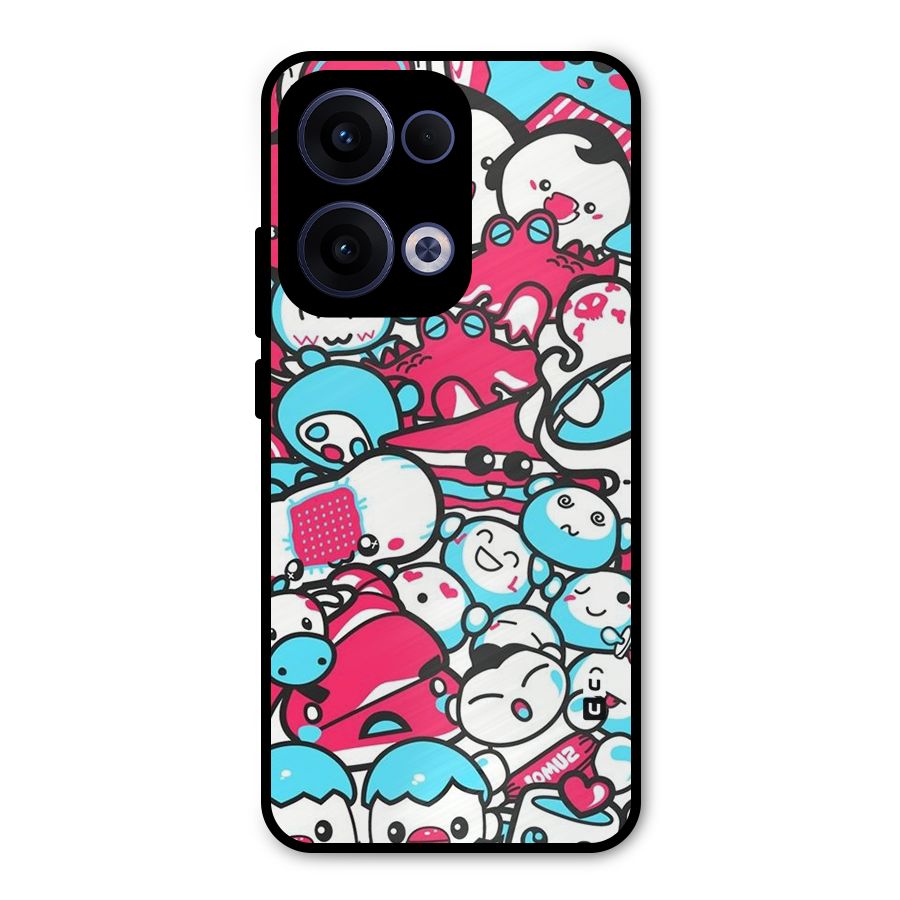 Bunny Quirk Metal Back Case for Oppo Reno13