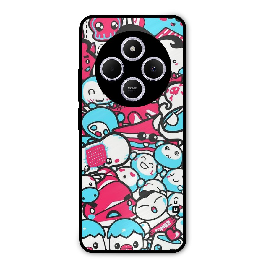 Bunny Quirk Metal Back Case for Poco C75 5G