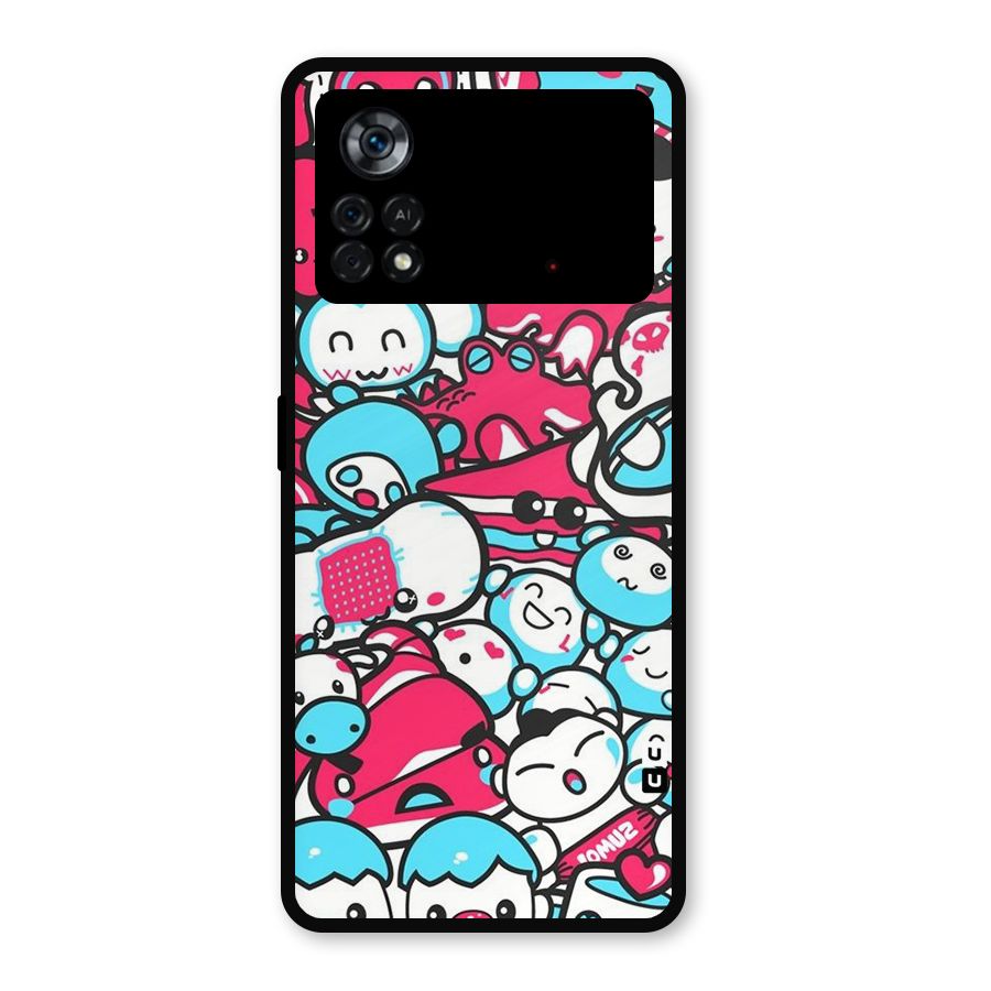 Bunny Quirk Metal Back Case for Poco X4 Pro 5G