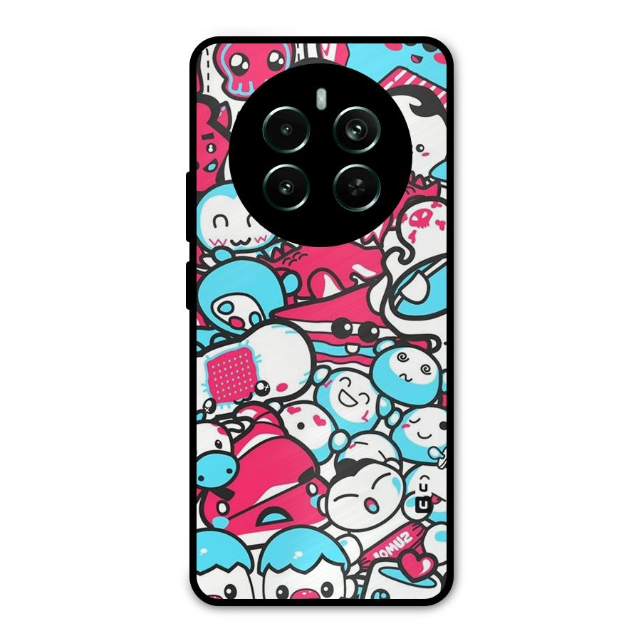 Bunny Quirk Metal Back Case for Realme 12 Pro Plus
