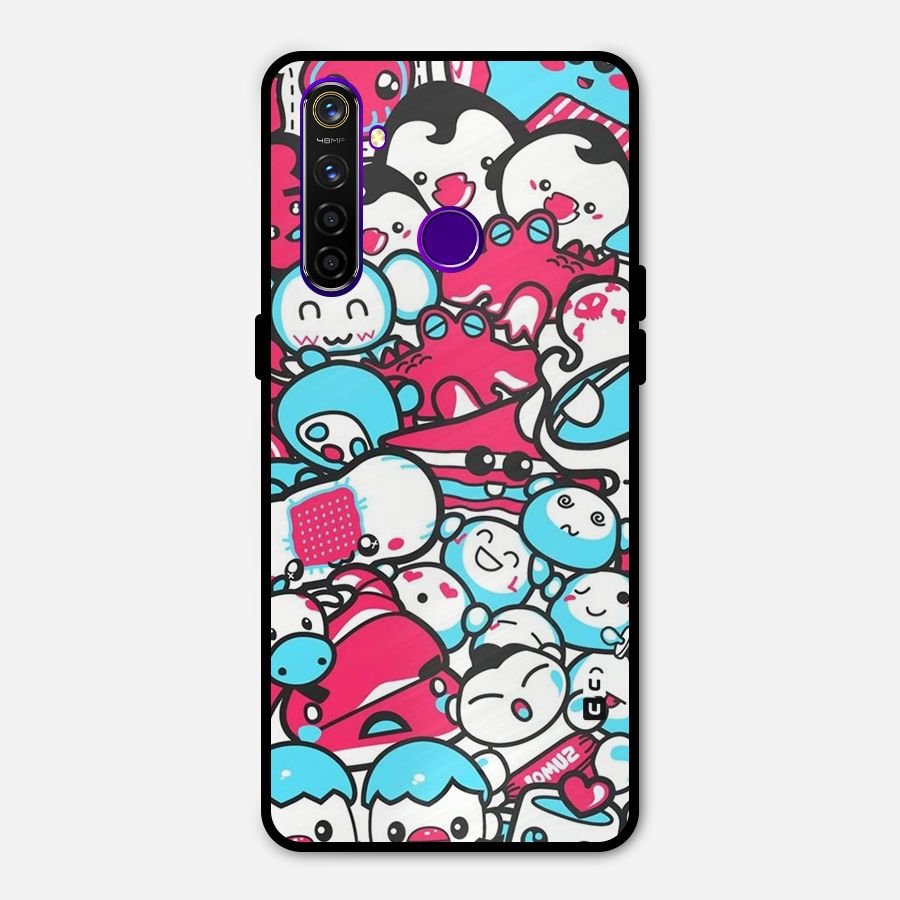 Bunny Quirk Metal Back Case for Realme 5 Pro