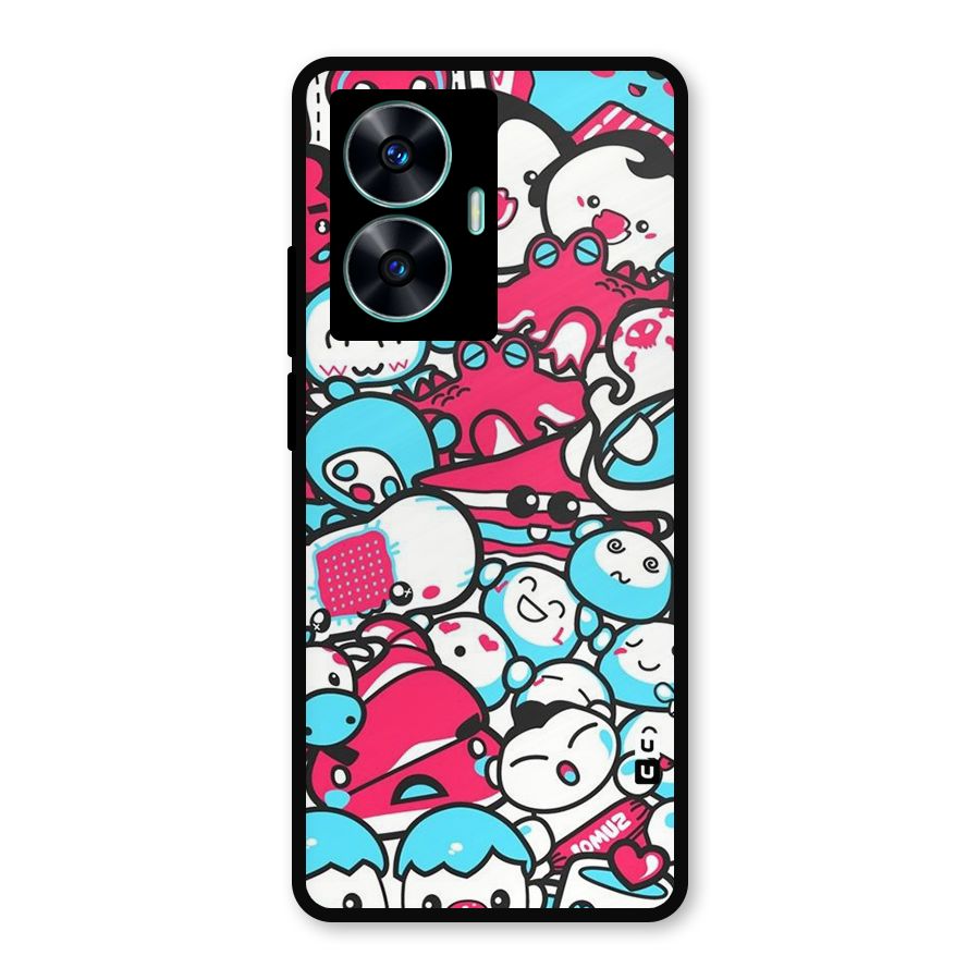 Bunny Quirk Metal Back Case for Realme C55