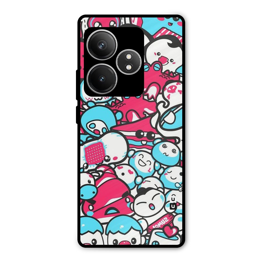 Bunny Quirk Metal Back Case for Realme GT 6T