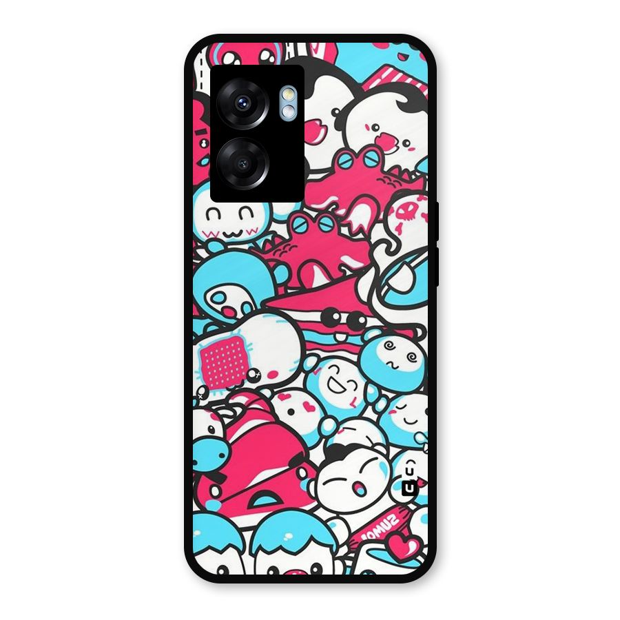 Bunny Quirk Metal Back Case for Realme Narzo 50 5G