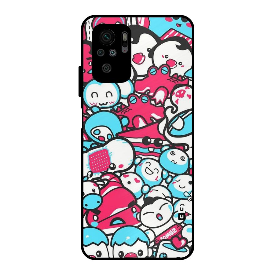 Bunny Quirk Metal Back Case for Redmi Note 10S