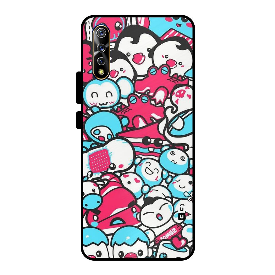 Bunny Quirk Metal Back Case for Vivo S1