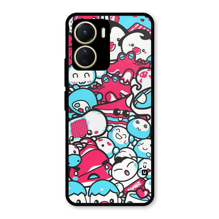 Bunny Quirk Metal Back Case for Vivo T2x