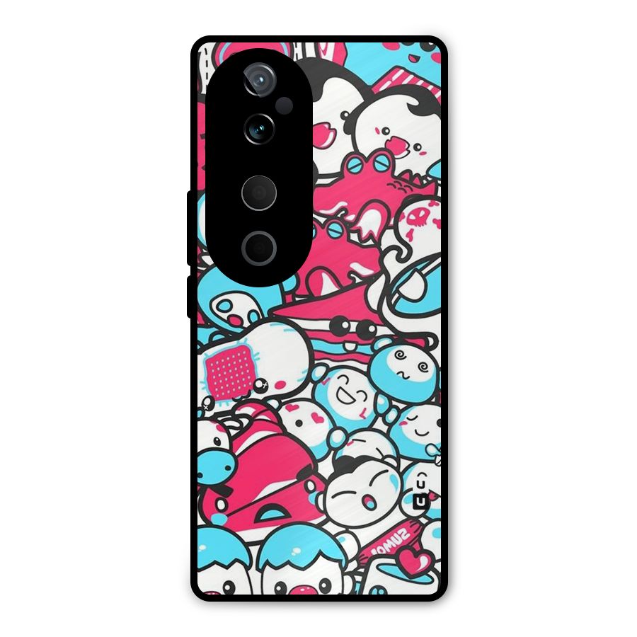 Bunny Quirk Metal Back Case for Vivo T3 Ultra