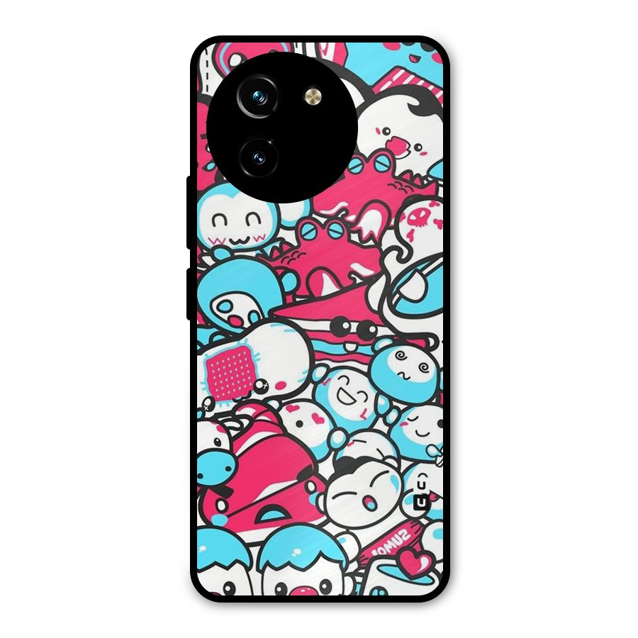 Bunny Quirk Metal Back Case for Vivo T3x