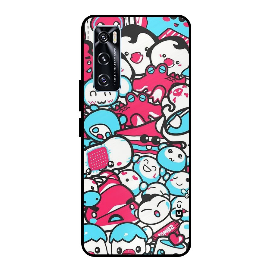 Bunny Quirk Metal Back Case for Vivo V20 SE