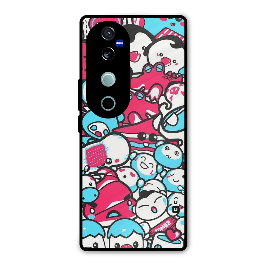 Bunny Quirk Metal Back Case for Vivo V40