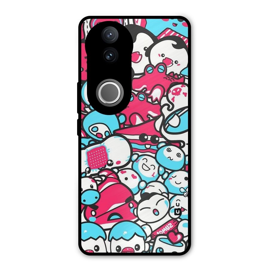 Bunny Quirk Metal Back Case for Vivo V50e