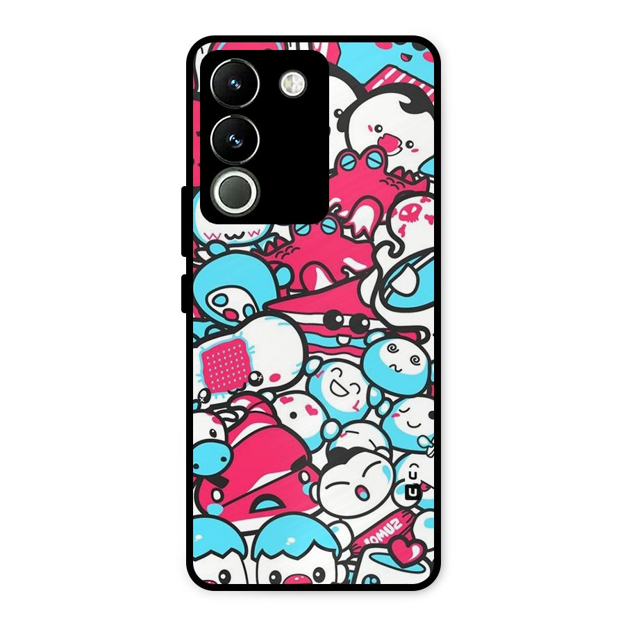 Bunny Quirk Metal Back Case for Vivo Y200