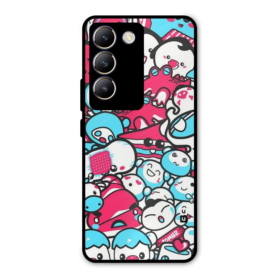 Bunny Quirk Metal Back Case for Vivo Y200e