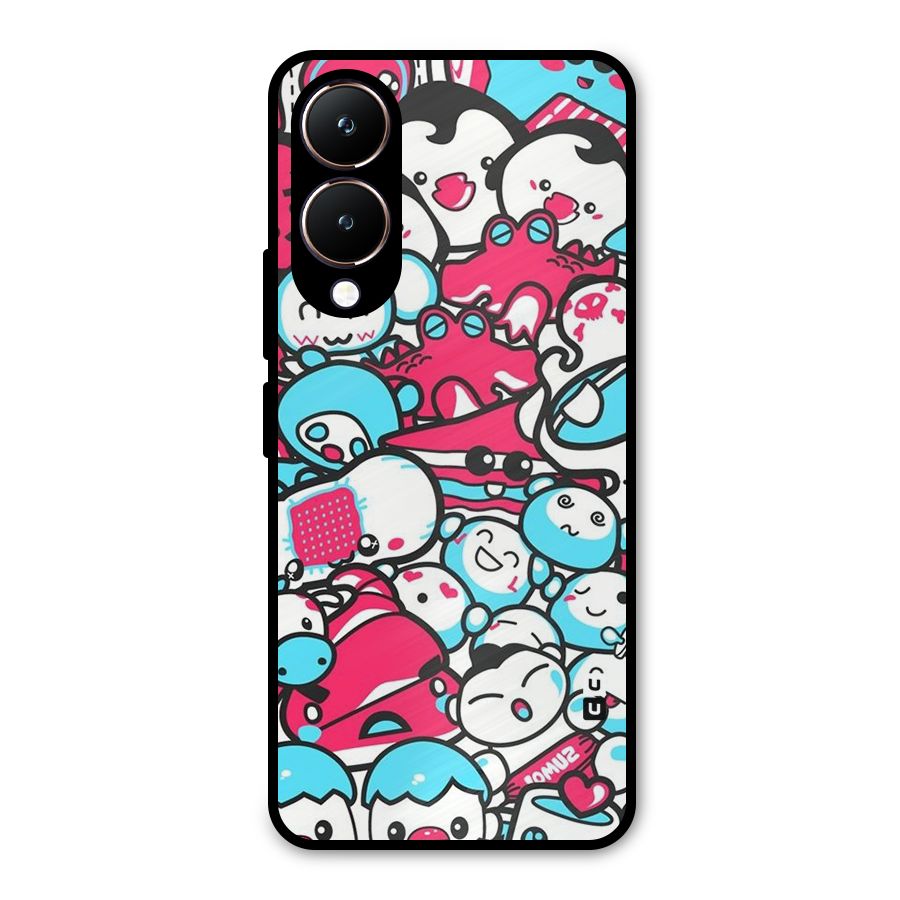 Bunny Quirk Metal Back Case for Vivo Y28