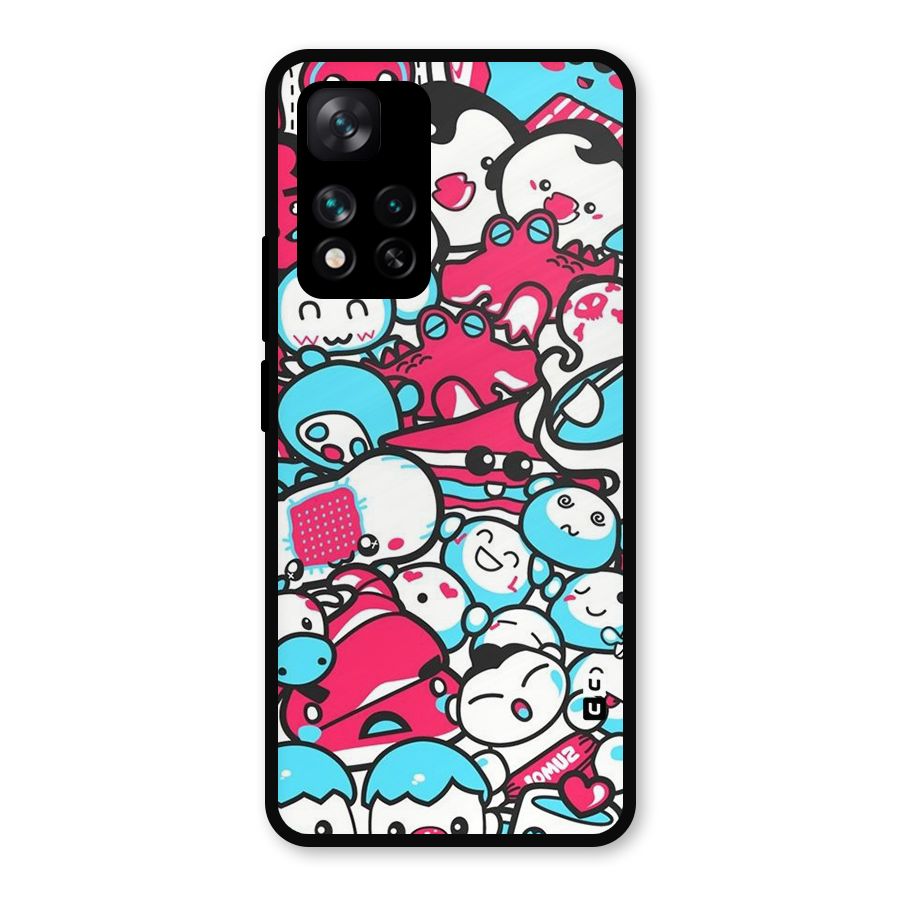 Bunny Quirk Metal Back Case for Xiaomi 11i Hypercharge 5G