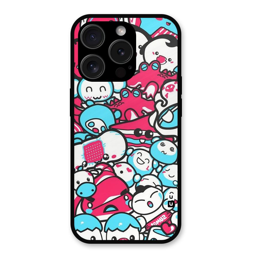 Bunny Quirk Metal Back Case for iPhone 15 Pro
