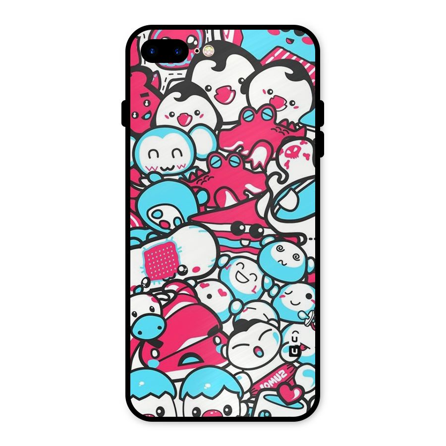 Bunny Quirk Metal Back Case for iPhone 7 Plus
