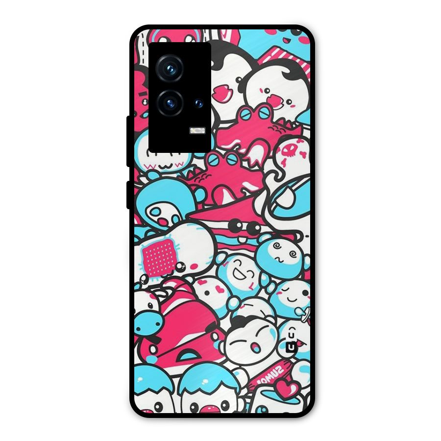 Bunny Quirk Metal Back Case for iQOO 9 5G