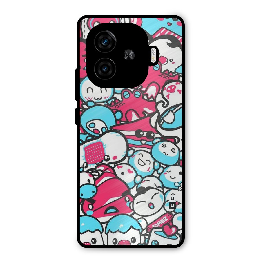 Bunny Quirk Metal Back Case for iQOO Neo 10R