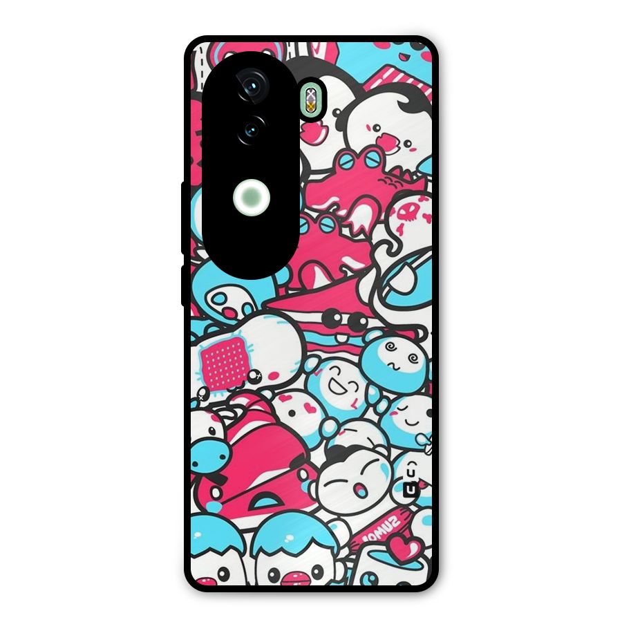 Bunny Quirk Metal Back Case for iQOO Z9s