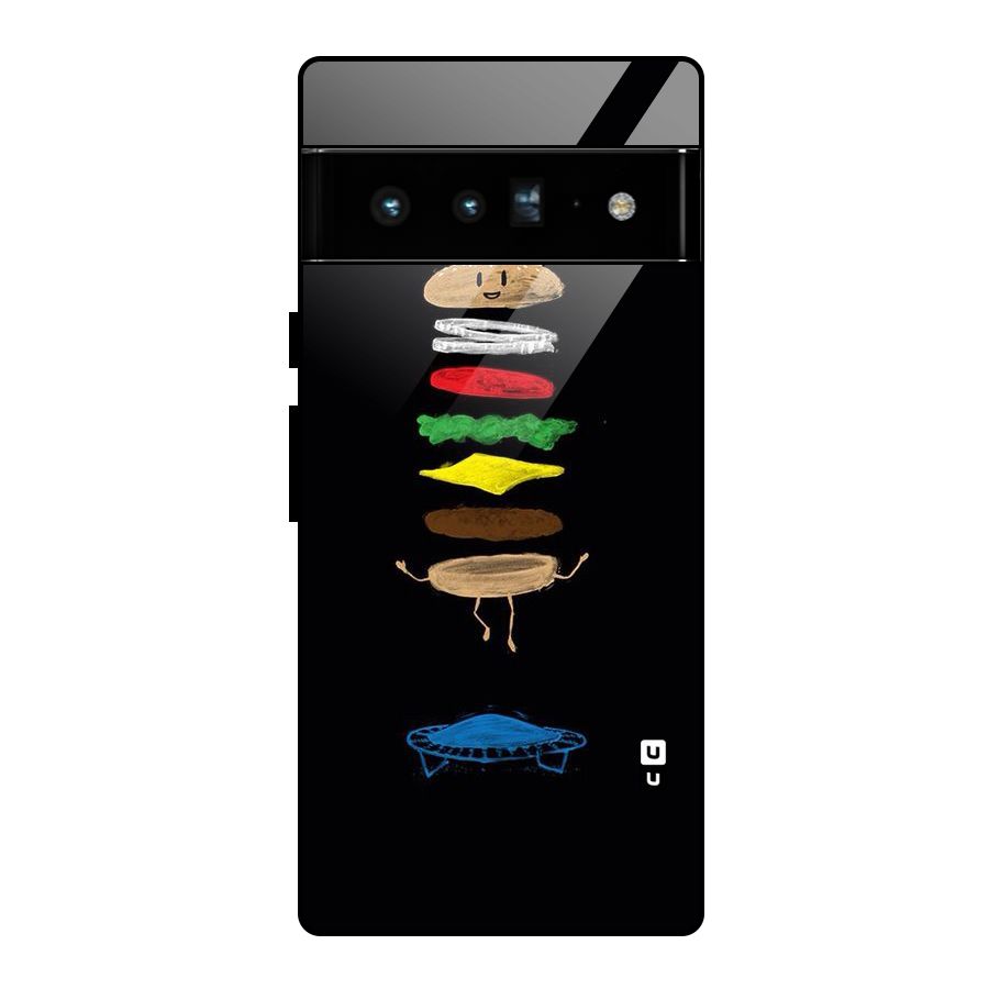 Burger Jump Glass Back Case for Google Pixel 6 Pro