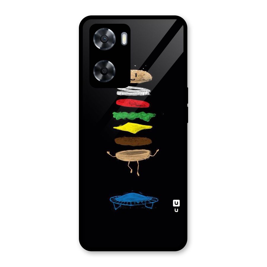 Burger Jump Glass Back Case for OnePlus Nord N20 SE
