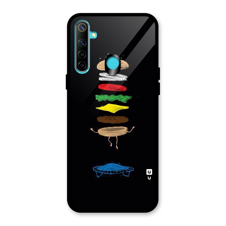 Burger Jump Glass Back Case for Realme Narzo 10