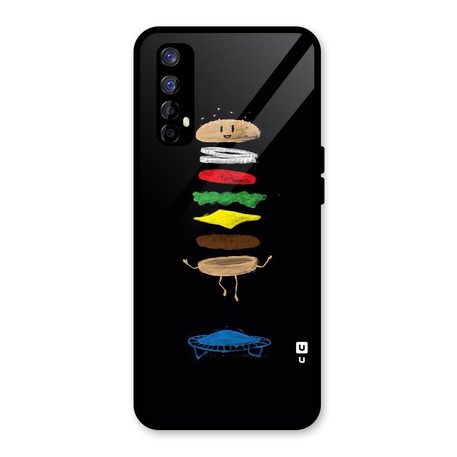 Burger Jump Glass Back Case for Realme Narzo 20 Pro