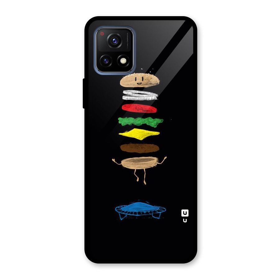 Burger Jump Glass Back Case for Vivo Y72 5G