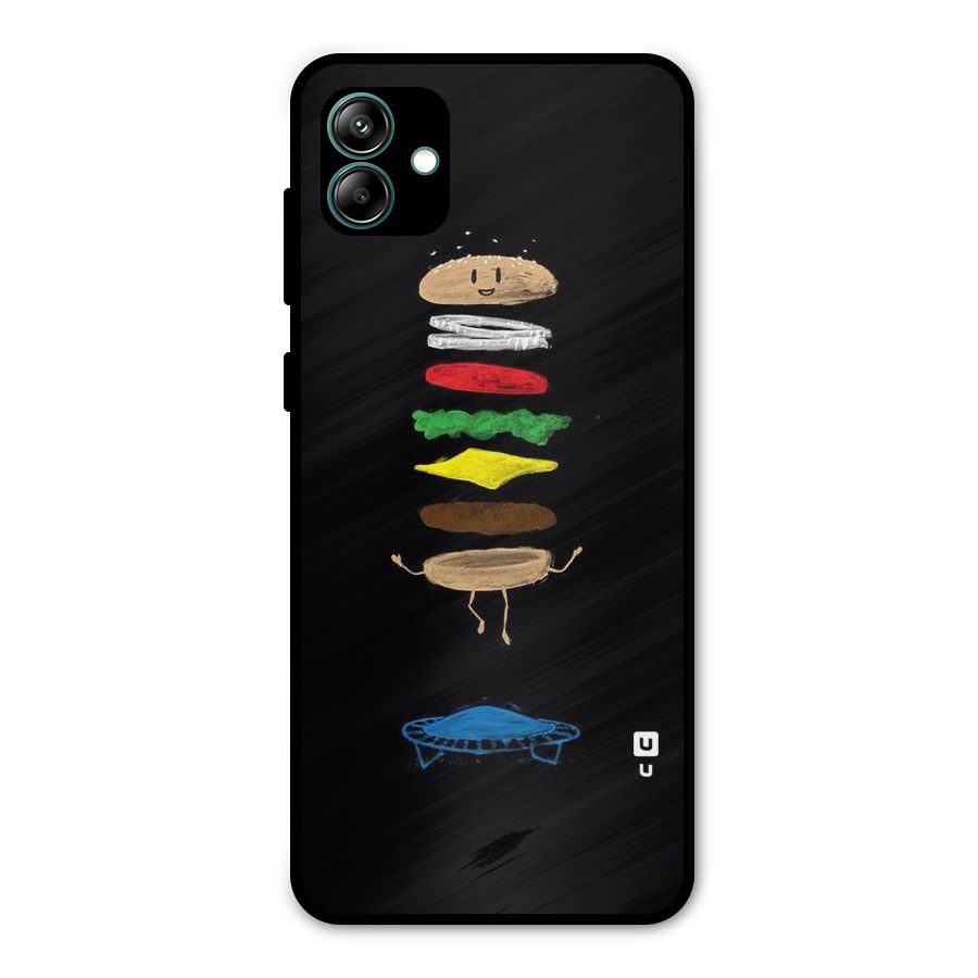 Burger Jump Metal Back Case for Galaxy A04