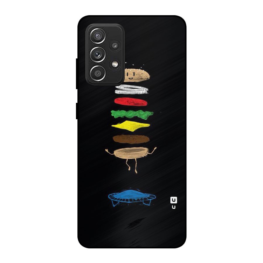 Burger Jump Metal Back Case for Galaxy A52s 5G