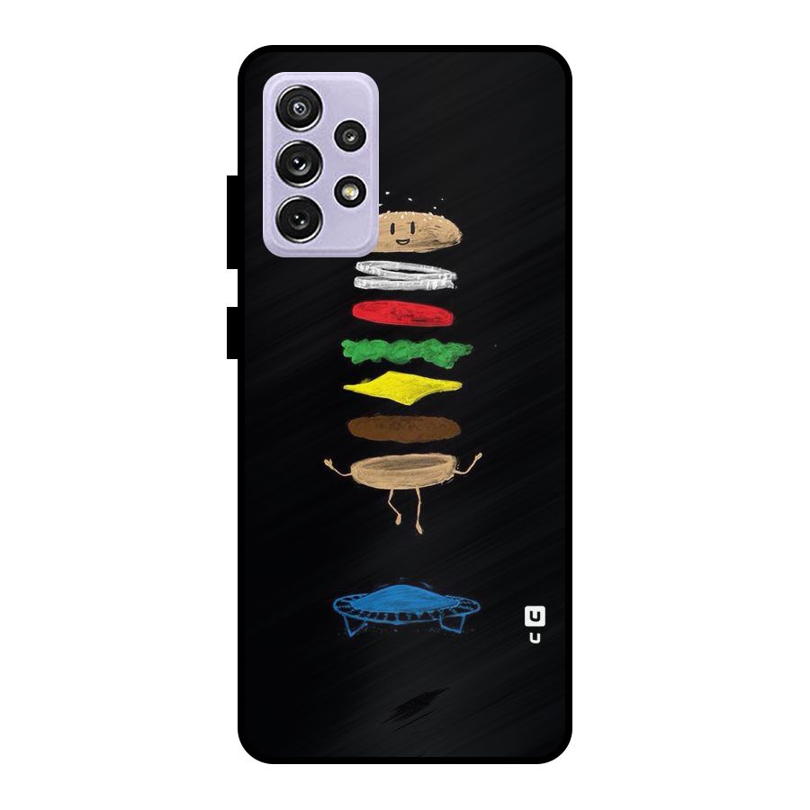 Burger Jump Metal Back Case for Galaxy A72