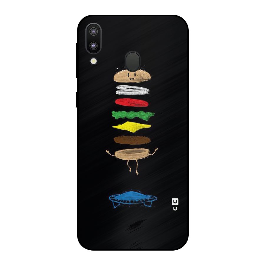 Burger Jump Metal Back Case for Galaxy M20