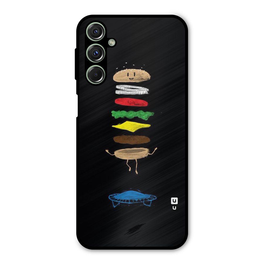 Burger Jump Metal Back Case for Galaxy M34