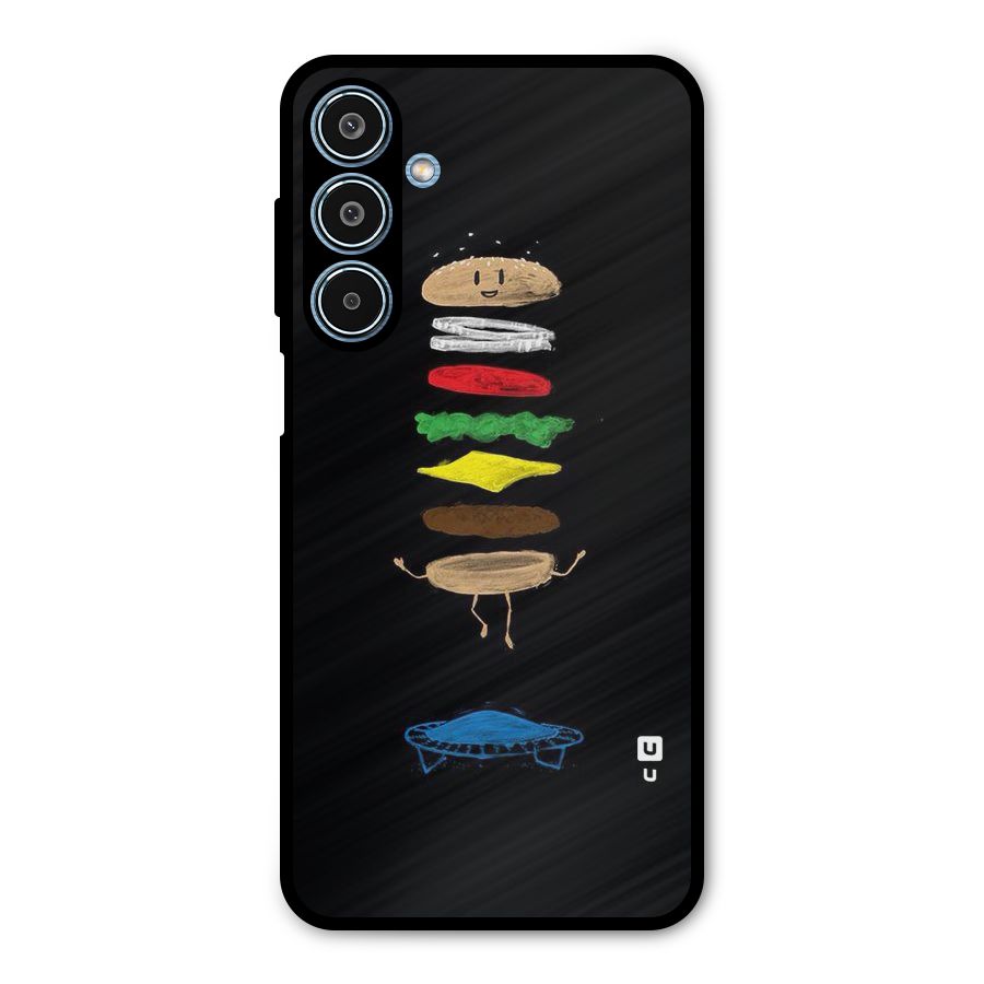 Burger Jump Metal Back Case for Galaxy M35